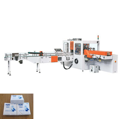 Red 11KW Full Automatic high speed Facial Tissue 3D Single Packing Machine