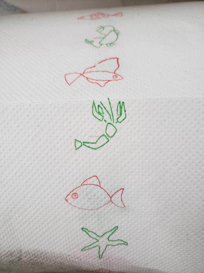 تصميم جميل نقطة إلى نقطة طبقة طبقة مطبخ منشفة ورق المطبخ آلة إعادة التلف 10