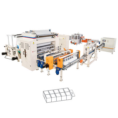 خط إنتاج آلة أنسجة الوجه ذاتية التشغيل بالكامل من الطي إلى التعبئة